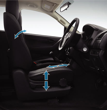 6-Way Adjustable Driver Seat